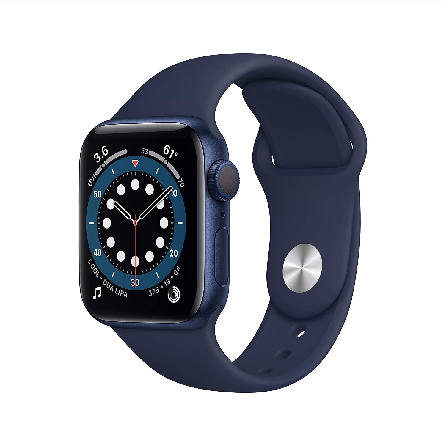 ساعت هوشمند اپل واچ سری 6 مدل 40mm Aluminum Case with  Sport silicone Band -  - 2