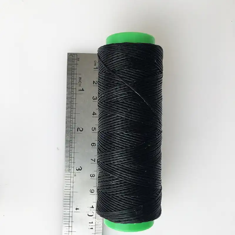 نخ موم دار یوگو سایز 0.6 کد Blk100 طول 100 متر