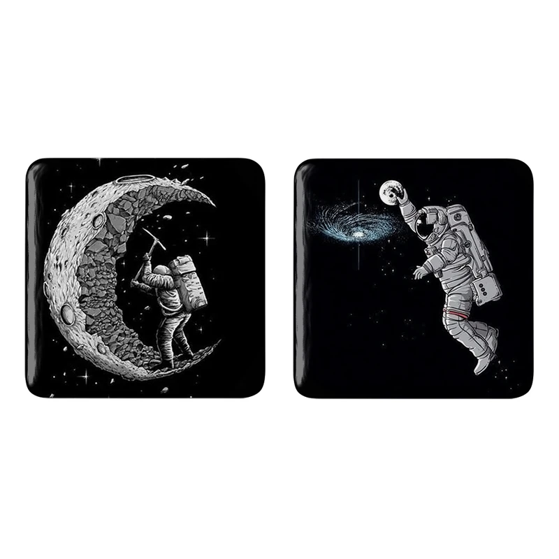 مگنت خندالو مدل فضانورد کد 19341935 مجموعه 2 عددی