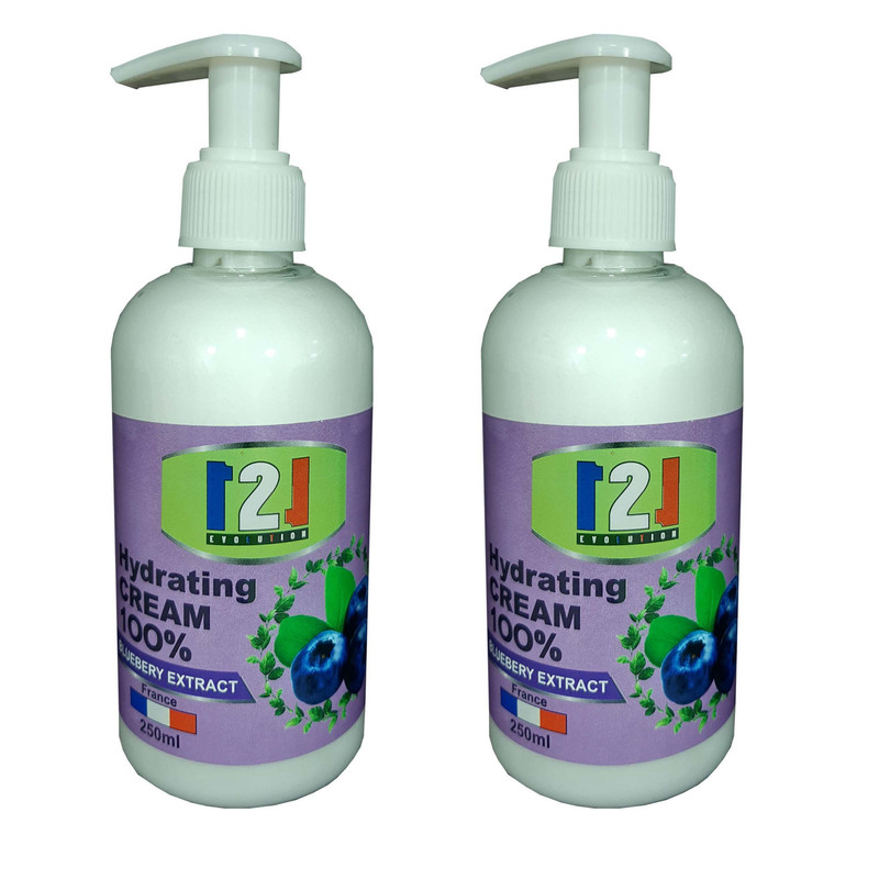 کرم مرطوب کننده 121 مدل بلوبری حجم 330  میلی لیتر مجموعه 2 عددی