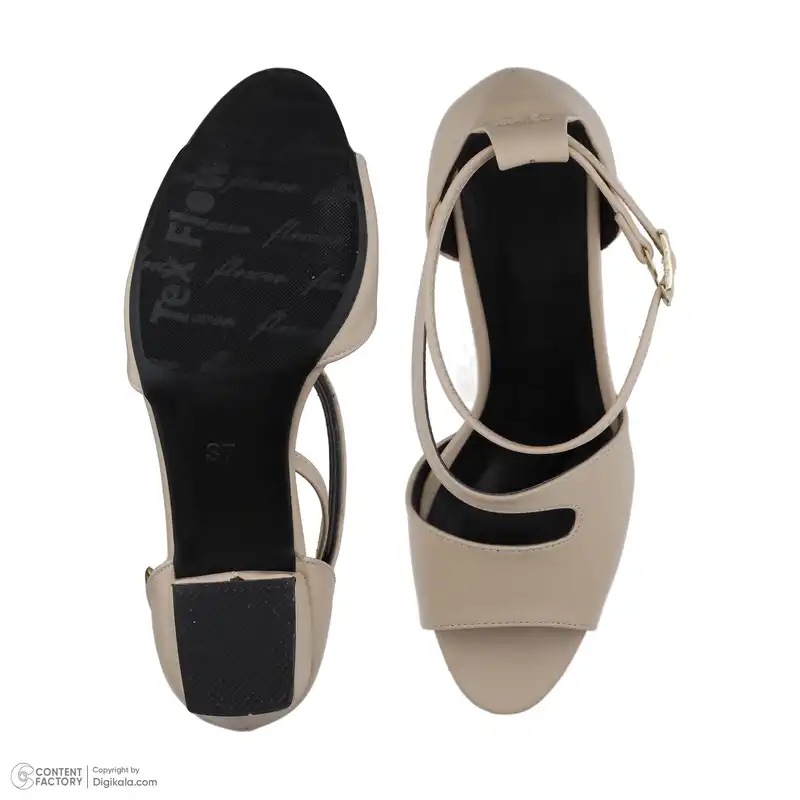 صندل زنانه مدل 24489502 رنگ کرم