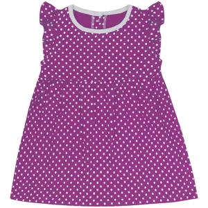 پیراهن دخترانه مدل 009 رنگ بنفش