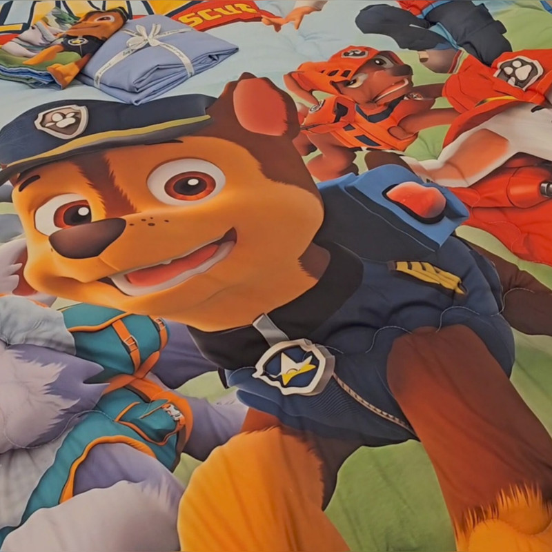 سرویس خواب مدل پاو پاترول یک نفره چهار تکه