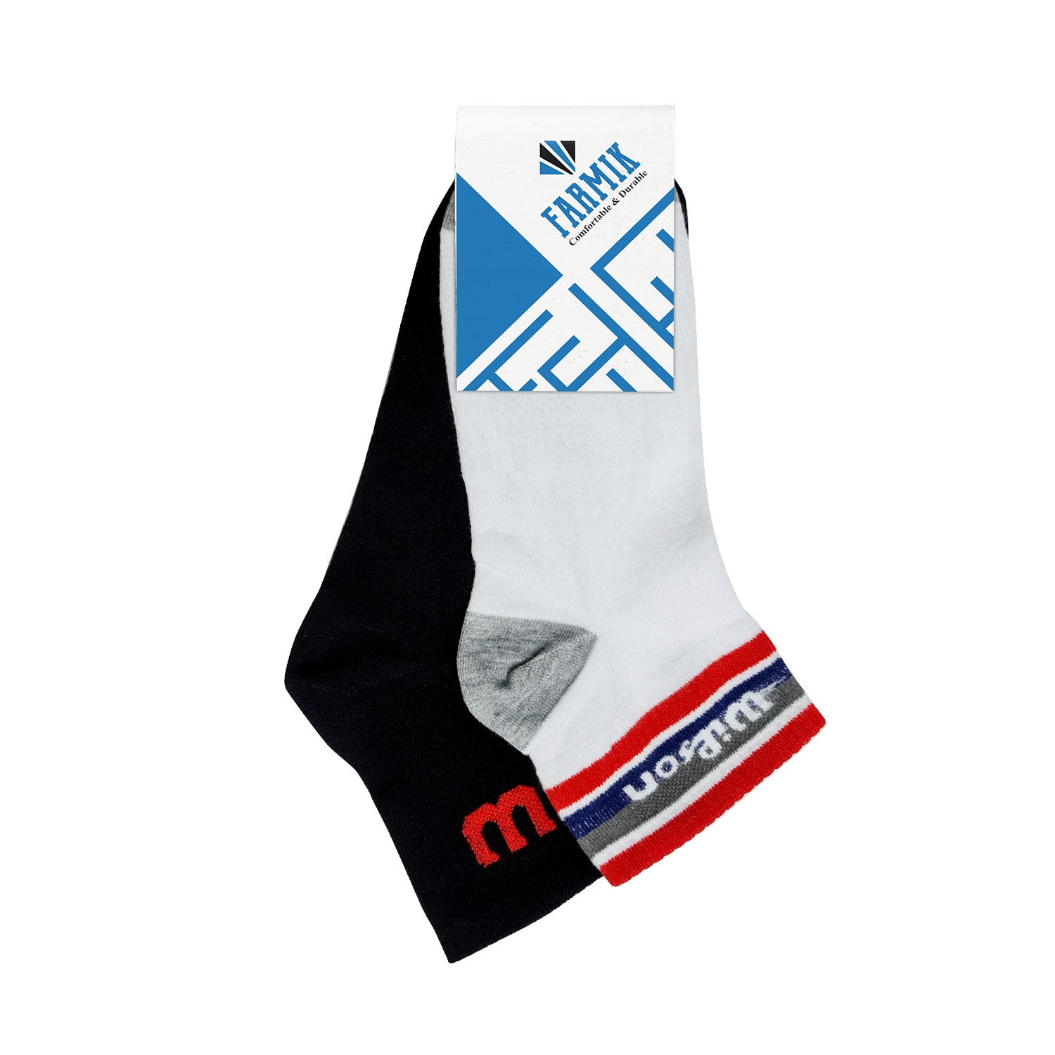 جوراب مردانه مدل WF3333-F3  مجموعه 2 عددی