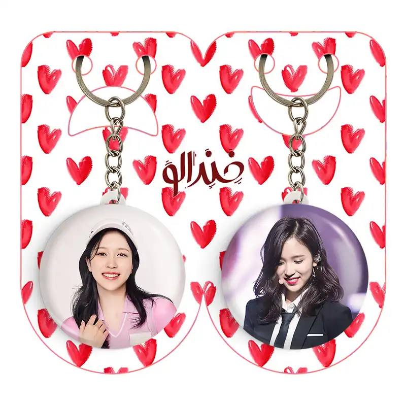 جاکلیدی خندالو مدل مینا گروه توایس TWICE کد 1994419939 مجموعه 2 عددی