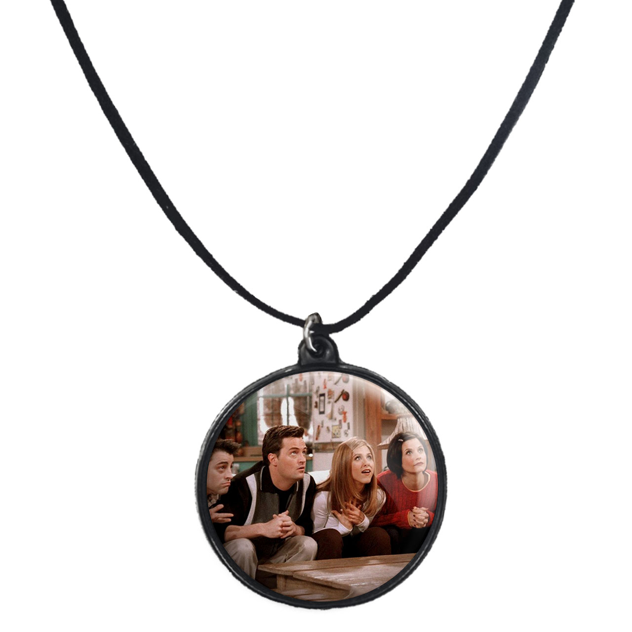 گردنبند پرمانه طرح فرندز کد pmb.18807 مدل دو طرفه