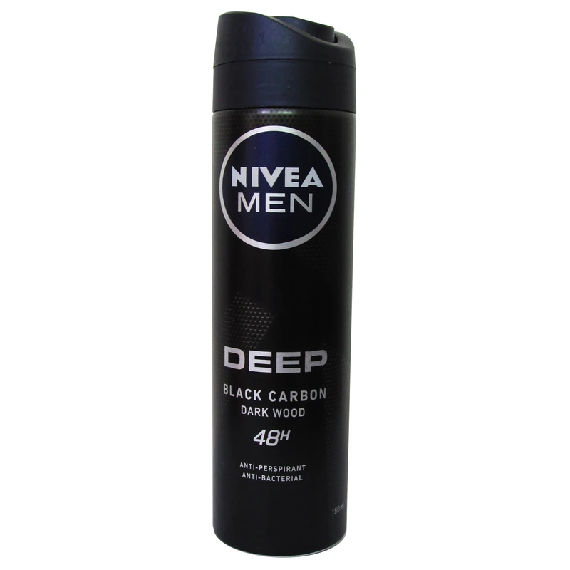 اسپری ضد تعریق مردانه نیوآ سری DEEP مدل BLACK CARBON حجم 150 میلی لیتر