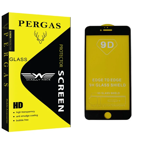 محافظ صفحه نمایش وایلی نایس مدل Pergas Glass مناسب برای گوشی موبایل اپلIphone 6 plus