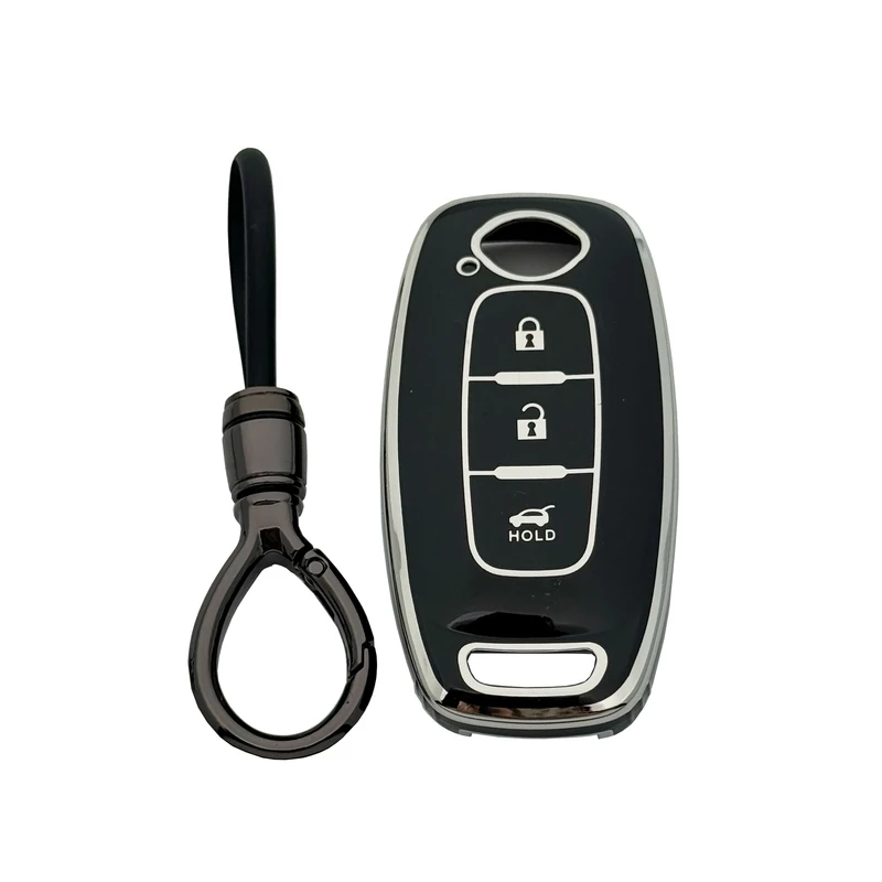 کاور ریموت و سوئیچ خودرو ام آر جی مدل 1023طرح TPU مناسب برای نیسان سیلفی به همراه جاسوئیچی