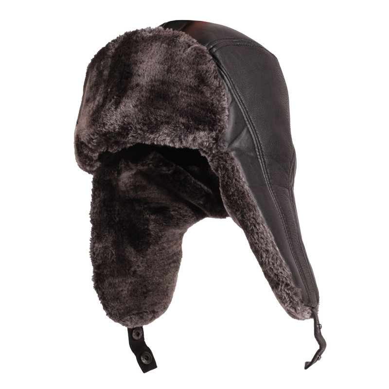 کلاه مدل خلبانی چرم کد 0099