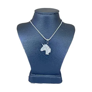 گردنبند دخترانه مدل اسب تک شاخ کد 0091
