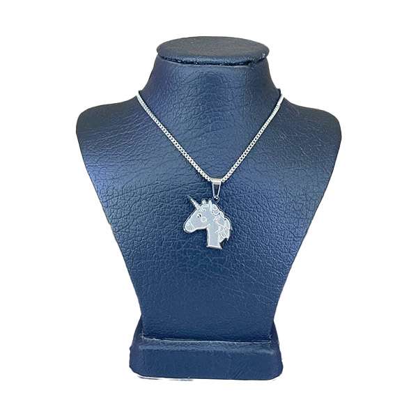 گردنبند دخترانه مدل اسب تک شاخ کد 0091 گردنبند دخترانه مدل اسب تک شاخ کد 0091
