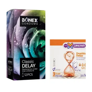 کاندوم بونکس مدل Classic Delay بسته 12 عددی به همراه کاندوم ایکس دریم مدل Double Delay بسته 3 عددی