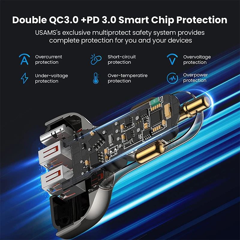 عکس شماره 5 : شارژر فندکی 95 وات هیسکا مدل hcc-326