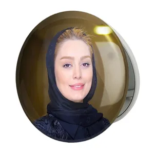 آینه جیبی خندالو طرح سحر قریشی مدل تاشو کد 10460 