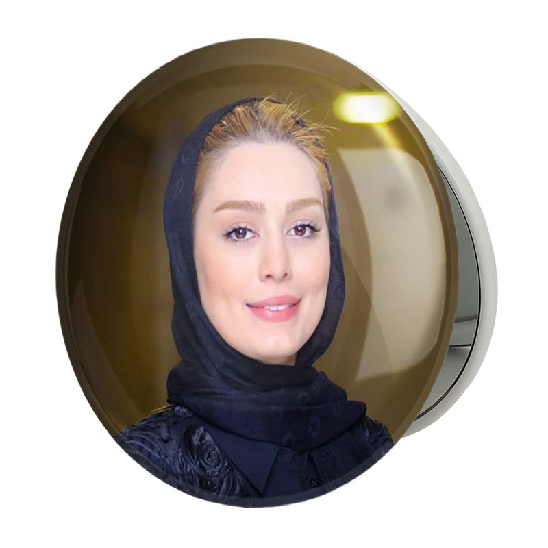 آینه جیبی خندالو طرح سحر قریشی مدل تاشو کد 10460 