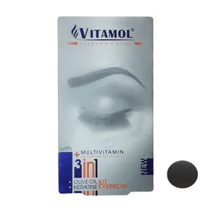 کیت رنگ ابرو ویتامول شماره CH1 حجم 30 میلی لیتر رنگ بلوند شکلاتی 
