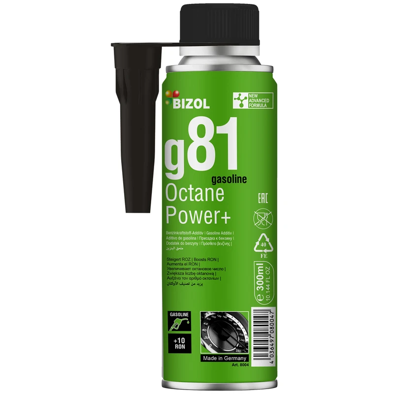 اکتان و مکمل بنزین آلمانی بیزول مدل Octane Power +g81