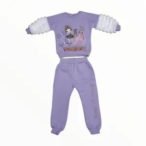 ست سویشرت و شلوار دخترانه مدل 547