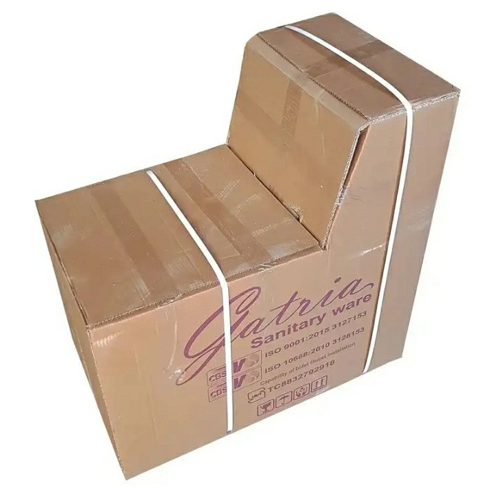 توالت فرنگی دو زمانه گاتریا مدل خودشوردار همراه با شیر خودشور