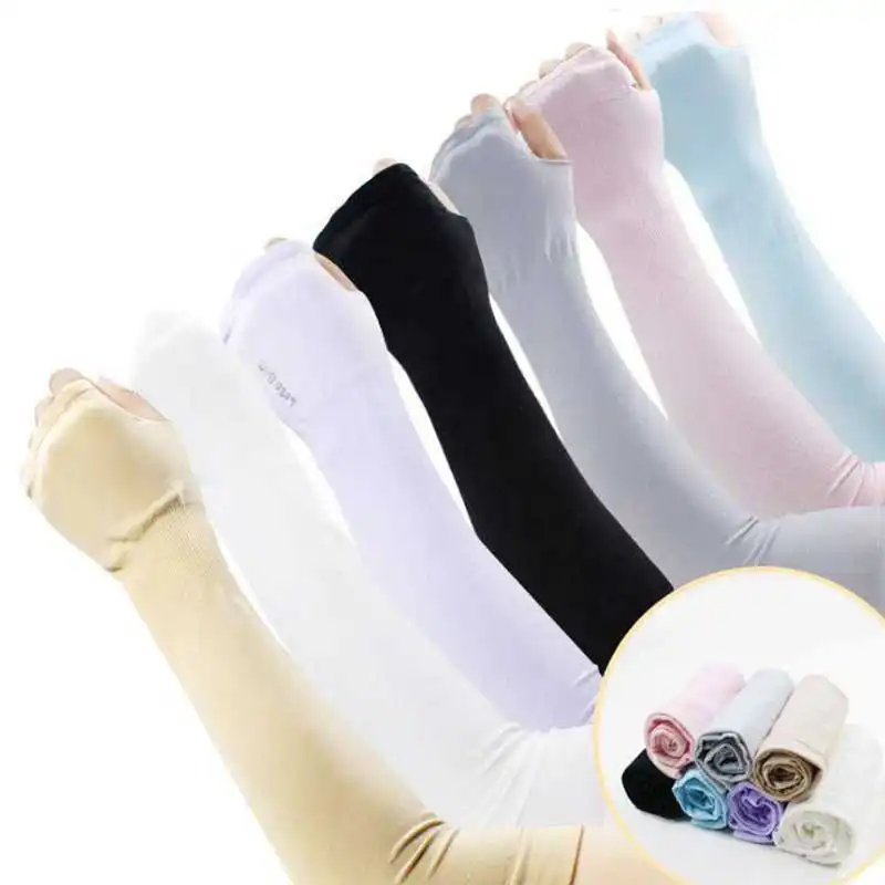 ساق دست ورزشی مدل فینگردار کد QAUA.X