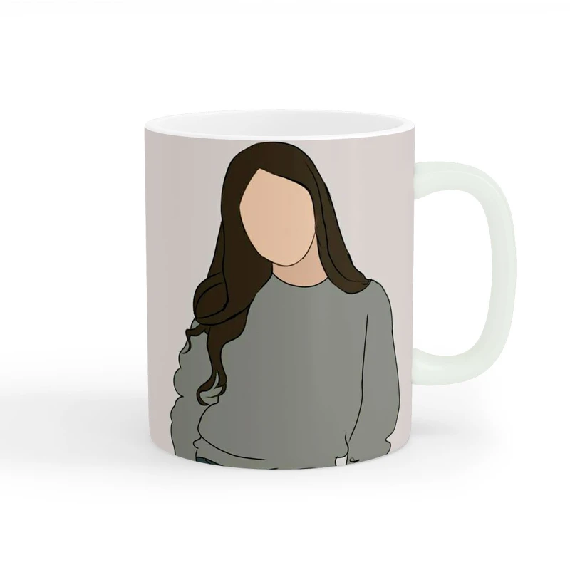 ماگ طرح دخترانه شگفت انگیز کد wall-8190