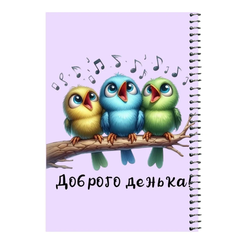 دفتر مشق 80 برگ اس جی مدل آواز پرنده ها    