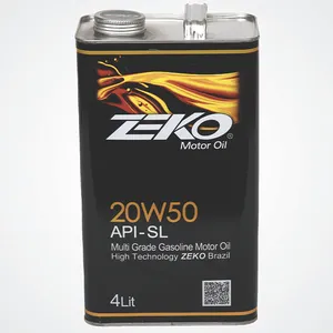روغن موتور خودرو زیکو مدل 20W50-API SL حجم 4 لیتر