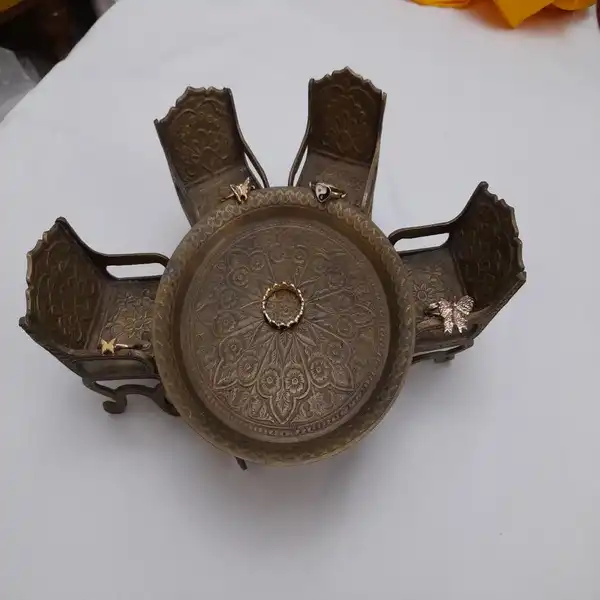 انگشتر زنانه مدل پروانه کد 1027 مجموعه 5 عددی