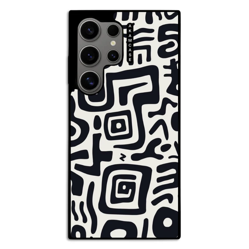 کاور آکام مدل AMC-WSGS24U-DOODLE7 مناسب برای گوشی موبایل سامسونگ Galaxy S24 Ultra