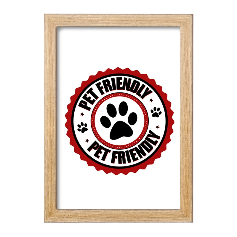 تابلو خندالو مدل حمایت از حیوانات کد 27365