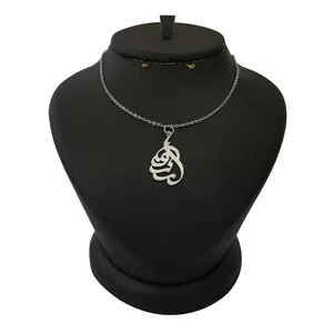 گردنبند نقره زنانه ترمه 1 طرح ارزو کد mas 00115