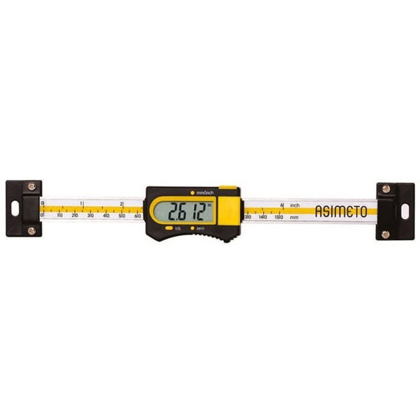 خط کش دیجیتال آسیمتو مدل 5-12-326 گستره 0 تا 300 میلی متر