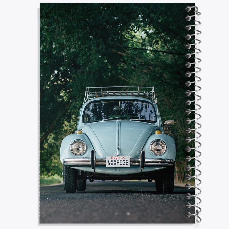 دفتر لیست خرید 50 برگ خندالو طرح ماشین کلاسیک کد F49