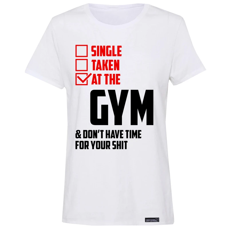 تی شرت آستین کوتاه زنانه 27 مدل At The Gym کد MH1538