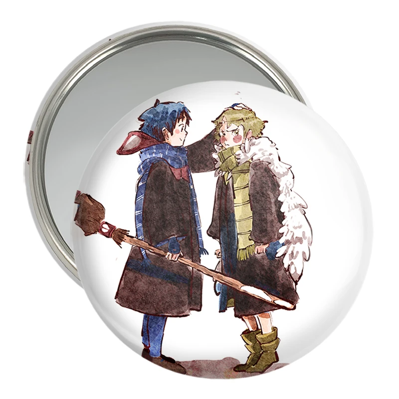 آینه جیبی خندالو مدل سان و آشیتاکا انیمه پرنسس مونونوکه کد 34114