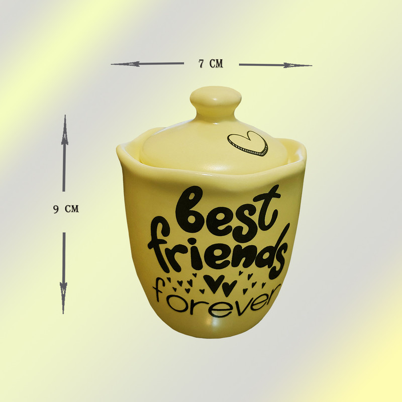 قندان طرح خط نوشته Best Friend کد 160075