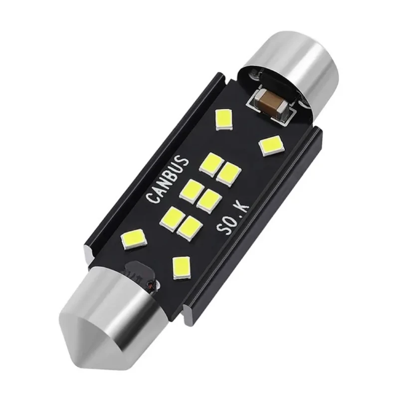 لامپ خودرو مدل فشنگی 39 طرح 10SMD بسته دو عددی