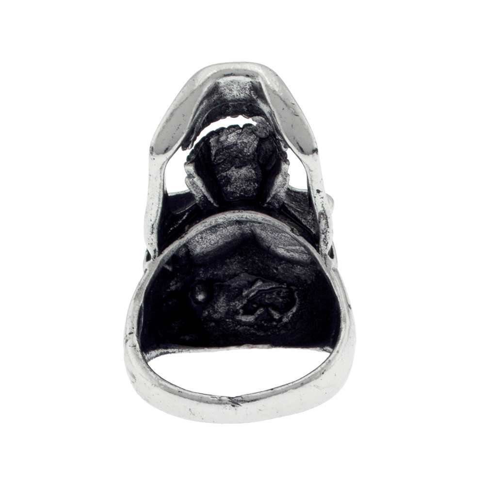 انگشتر مردانه برانت طرح جمجمه گلوله خورده