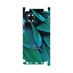 MAHOOT Green Feather-FullSkin Cover Sticker for Samsung Galaxy Note 10 Lite