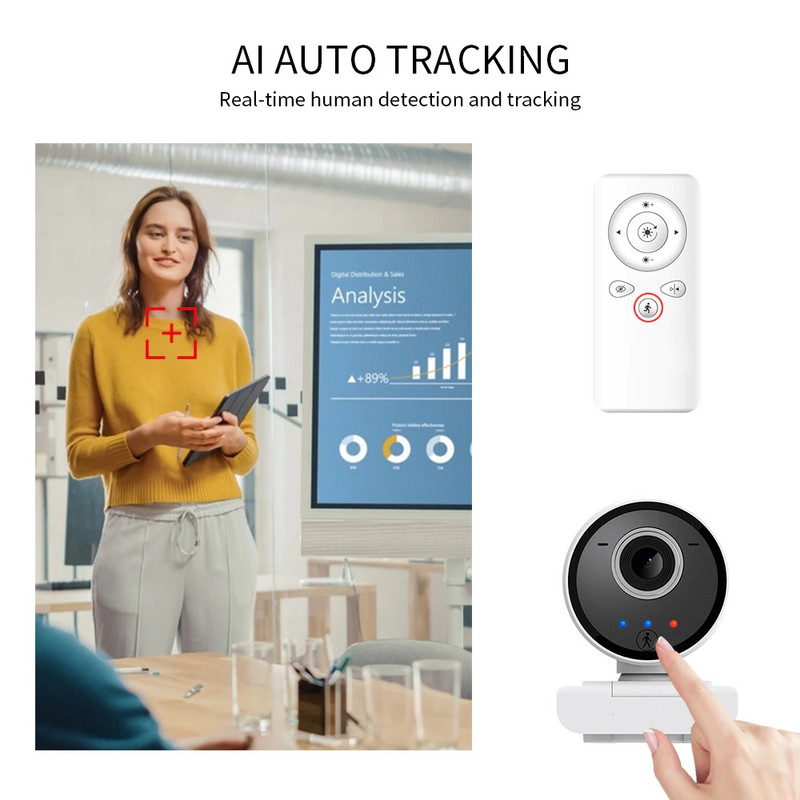 وب کم مدل   Auto Tracking with Remote Control