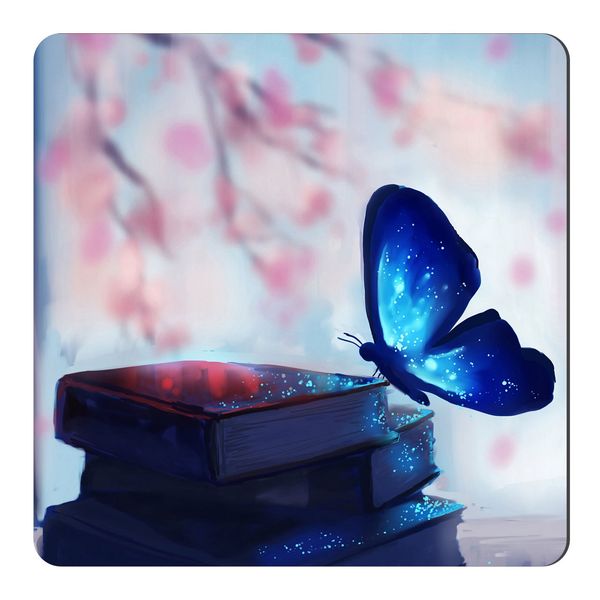 مگنت طرح پروانه و کتاب کد NIM297