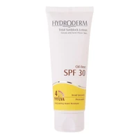 لوسیون ضدآفتاب هیدرودرم سری فاقد چربی SPF30، حجم 75 میلیلیتر