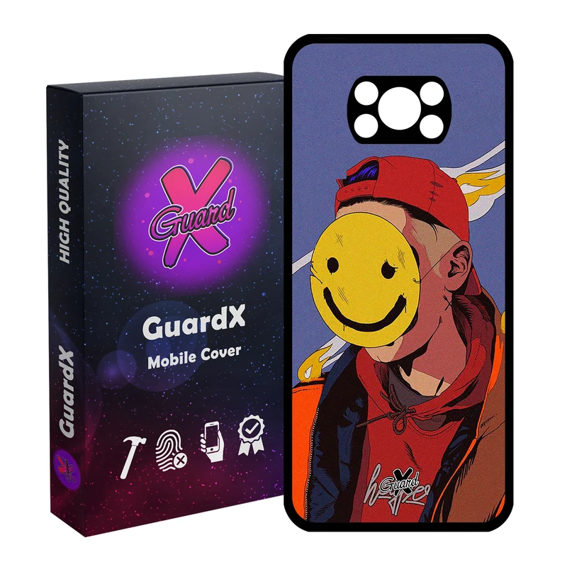 کاور گارد ایکس طرح Girl مدل Glass10342 مناسب برای گوشی موبایل شیائومی Poco X3 / Poco X3 NFC