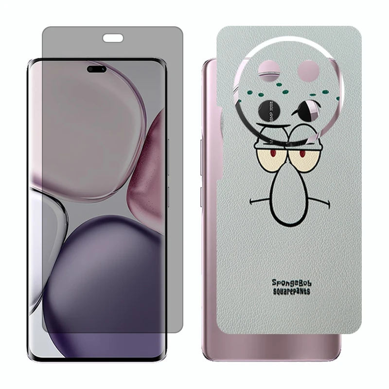 محافظ صفحه نمایش حریم شخصی گلس مدل Together مناسب برای گوشی موبایل آنر X9c به همراه برچسب پوششی