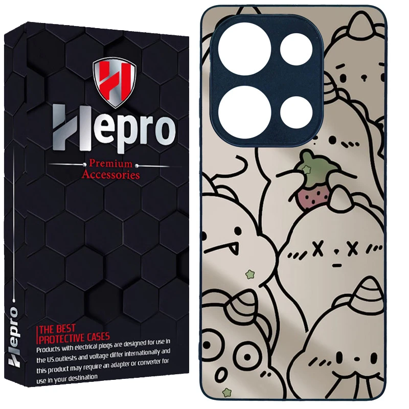 کاور هپرو طرح فانتزی مدل TPU مناسب برای گوشی موبایل شیائومی Poco M6 Pro 4G