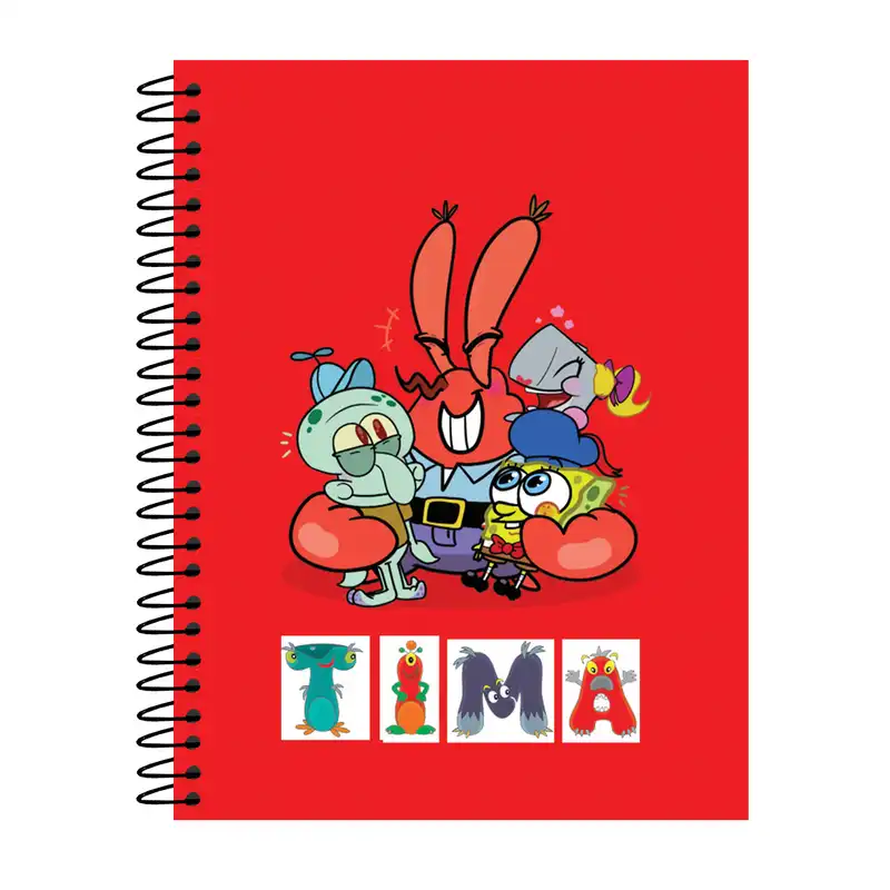 دفتر مشق 100 برگ تیما مدل خرچنگ