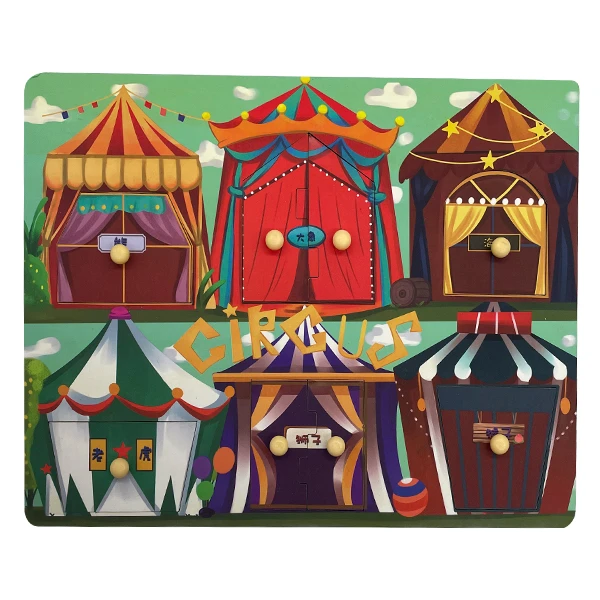 پازل 12 تکه مدل سیرک مناسب برای سن 4 به بالا