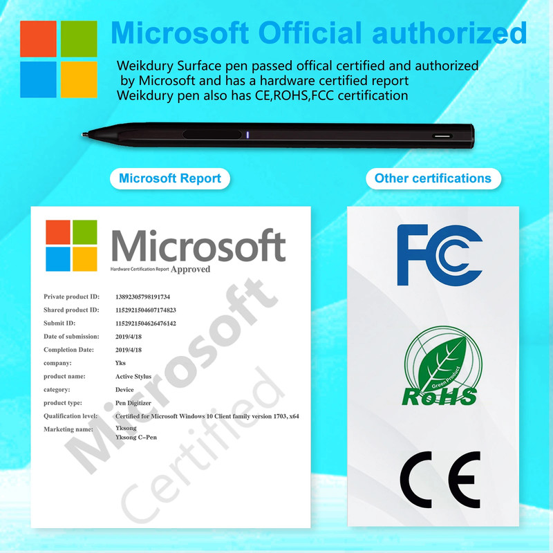 قلم لمسی مدل surface stylus 4096