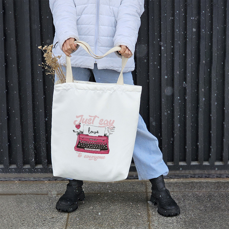 ساک خرید خندالو طرح عاشقانه Lovely کد H293